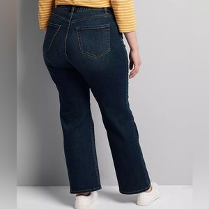 Lane Bryant Curvy Fit High-Rise Boot Jean - Dark Wash Sz 18 Flex Magic Waistband